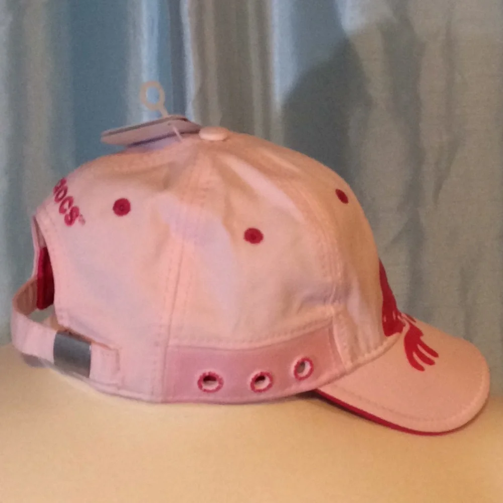 Pink Youth size Crocs Hat, NWT